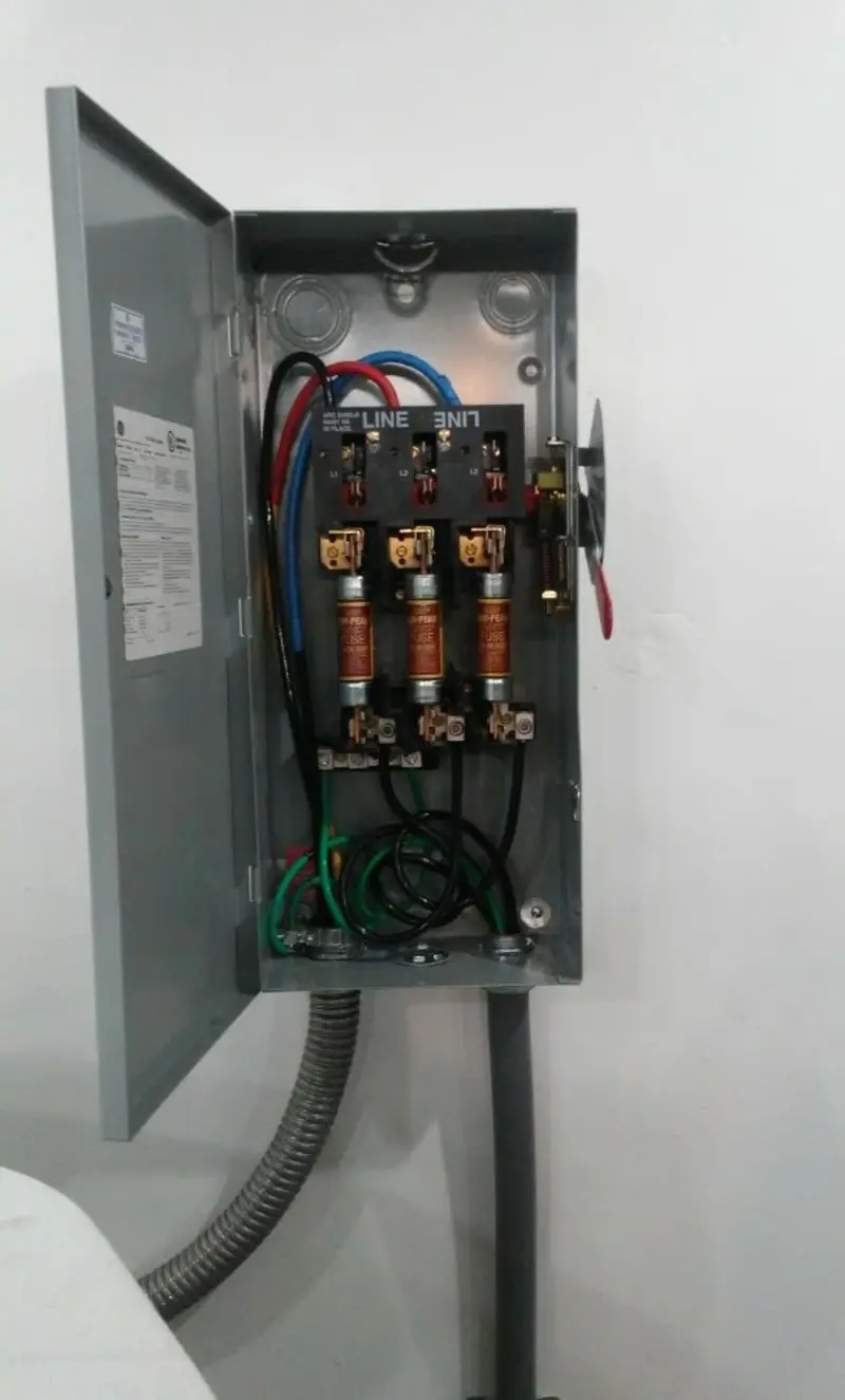 Three-phase disconnect switch installed for Electrical Wiring & Rewiring in Ridgewood